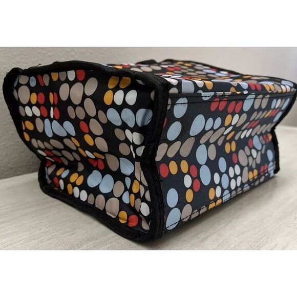 Nicole Miller New York N3550-60B-LT Insulated 11" Navy Blue Lunch Tote - Picture 5 of 9